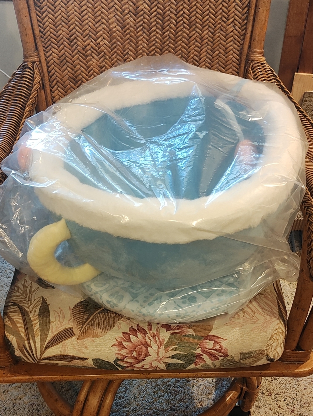 LIMITED EDITION! CAT TEA CUP SHAPE BED (NWOT)